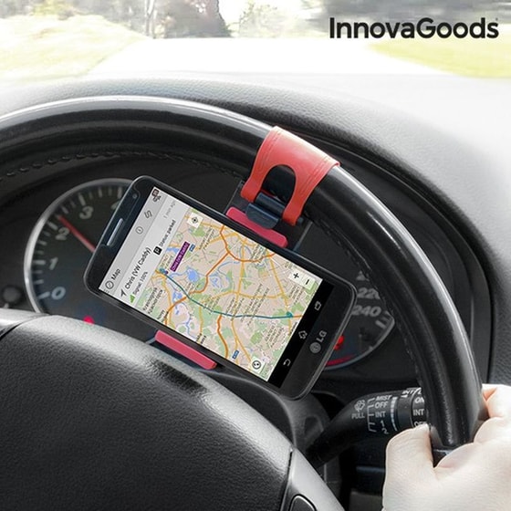 Βάση Στήριξης Αυτοκινήτου Για Τιμόνι Innovagoods Gadget Car - Μαύρο image 3