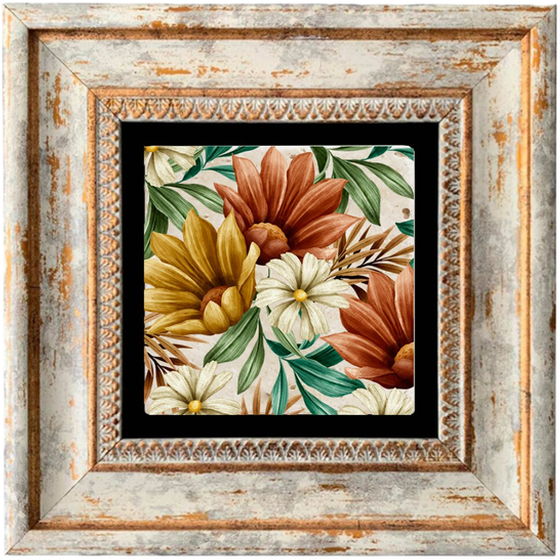 Vintage Κάδρο 24Mall Λουλούδια 20x20 cm image 0