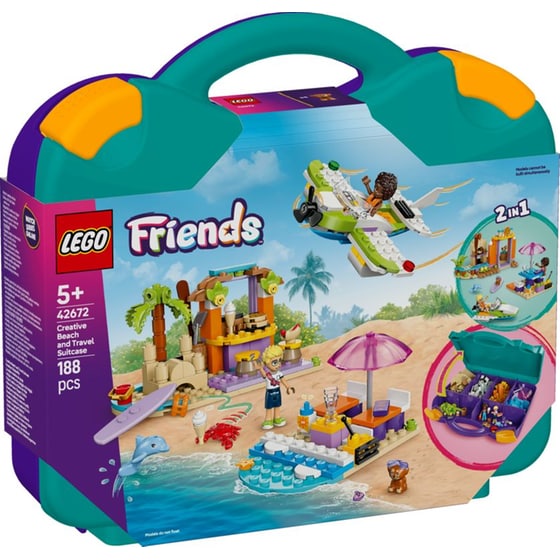 LEGO® Friends Creative Beach and Travel Suitcase (42672) image 0