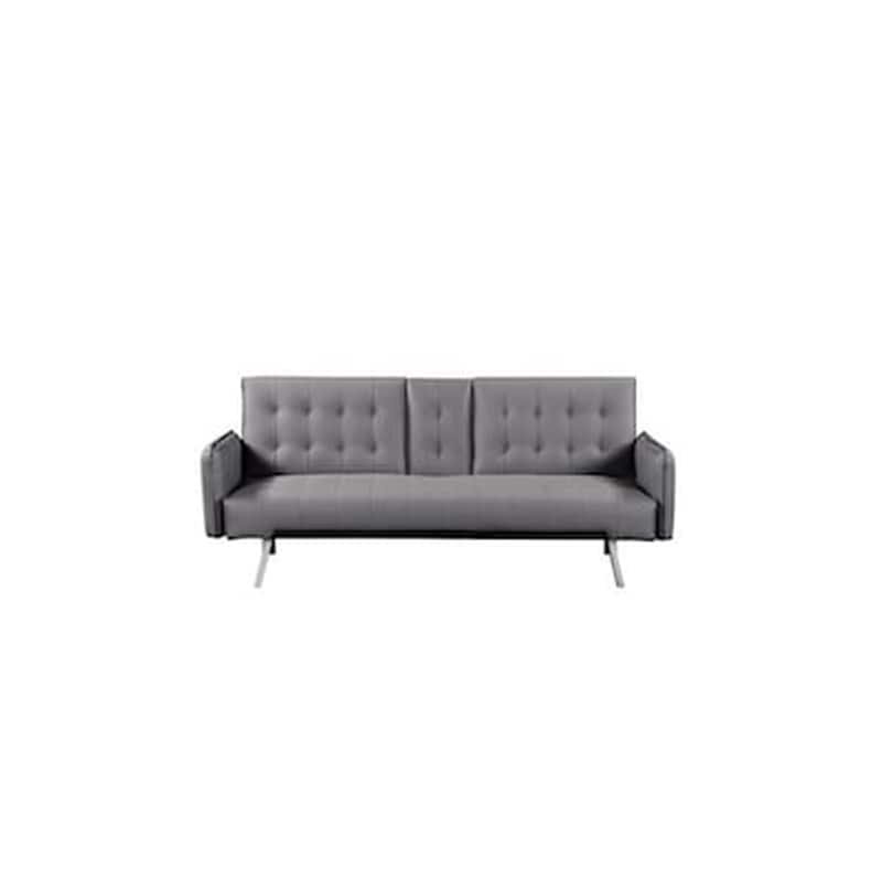 Τριθέσιος Καναπές Κρεβάτι Woodwell Wells E9681.1 188×82 cm – Γκρι