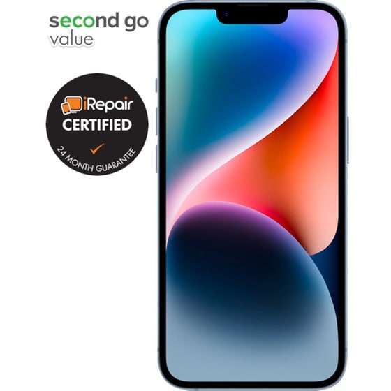 Μεταχειρισμένο Apple iPhone 14 128GB Blue second go value Certified by iRepair image 2