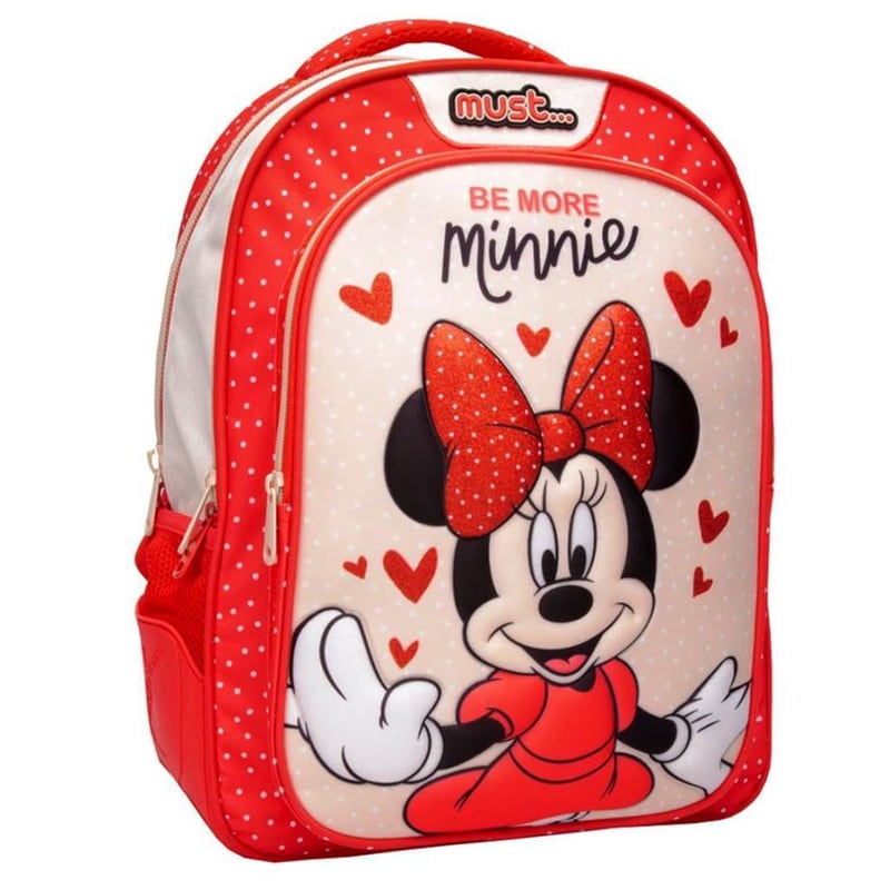 MUST Τσάντα Πλάτης Σχολική Must Disney Minnie Mouse Be More Minnie