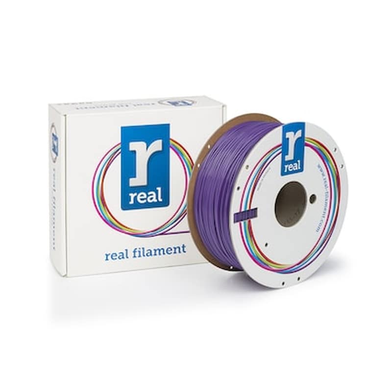 REAL FILAMENTS Real Pla 3d Printer Filament - Purple - Spool Of 1kg - 1.75mm (refplapurple1000mm175)