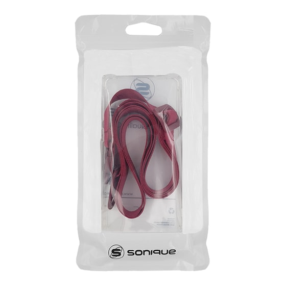 Θήκη Apple iPhone 14 Pro Max - Sonique Armor Clear - Μπορντό image 4