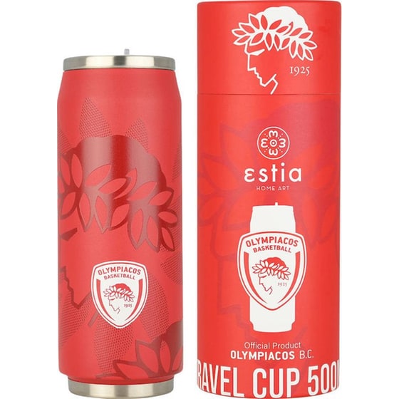 Θερμός Travel Cup Estia Save the Aegean Olympiakos BC Edition 500ml image 0