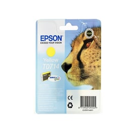 Epson T0714 Κίτρινο Μελάνι Εκτυπωτή C13T07144011