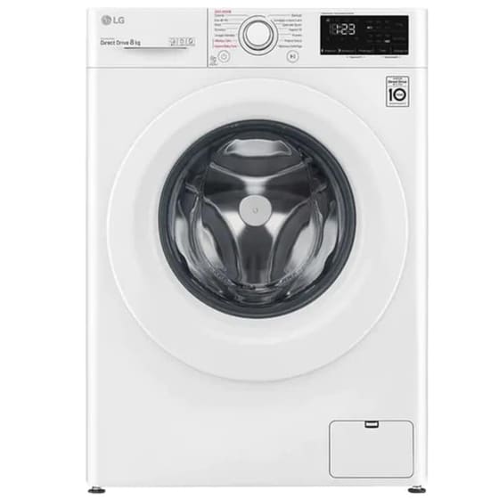 LG F4WV308S3E με Direct Drive Μοτέρ 8 kg 1.400 Στροφές Λευκό Πλυντήριο Ρούχων image 0