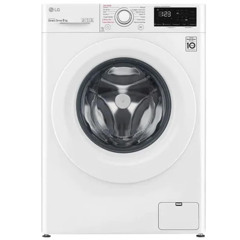 LG F4WV308S3E με Direct Drive Μοτέρ 8 kg 1.400 Στροφές Λευκό Πλυντήριο Ρούχων