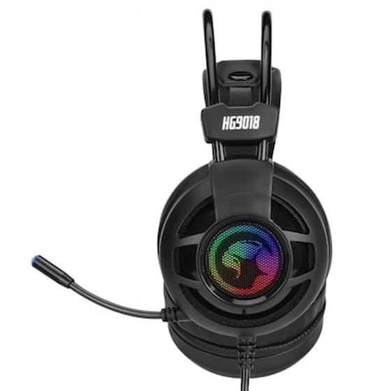 Marvo HG9018 Gaming Ενσύρματα Ακουστικά USB με RGB Φωτισμό - Μαύρα image 3