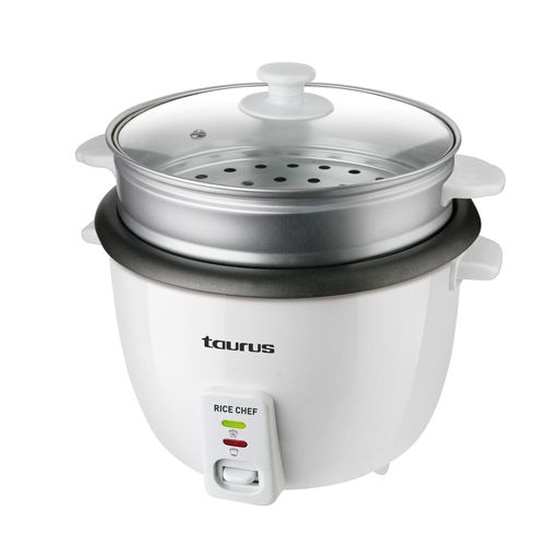 TAURUS RICE CHEF 700 W 1.8 L Λευκό Ατμομάγειρας image 0