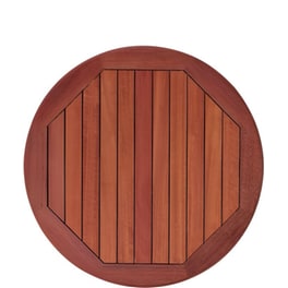 Επιφάνεια Τραπεζιού Woodwell 4 τμχ από Ξύλο φ70 cm - Καφέ