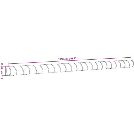 Vidaxl Τούνελ Σκύλου Μπλε 55 x 1000 Εκ image 6