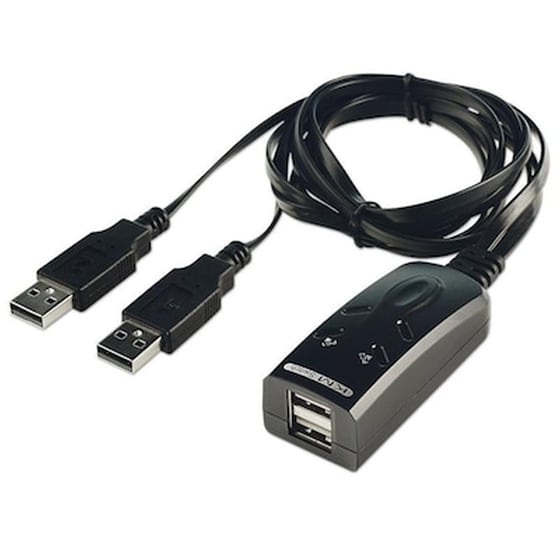 Switch Km Keyboard And Mouse Usb For 2 Computer Switches image 0