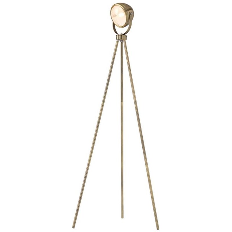 ACA DECOR Φωτιστικό Δαπέδου Aca Harley από Μέταλλο 50x50x140 cm - Μπρονζέ