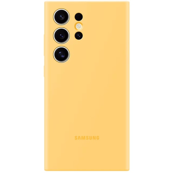 Θήκη Samsung Galaxy S24 Ultra - Samsung Silicone Case - Yellow image 0