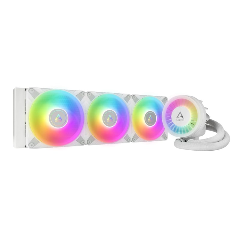 ARCTIC Arctic Liquid Freezer Iii 360mm A-rgb White Aio Cpu Water Cooler 3x P12 Pwm Pst A-rgb Fan