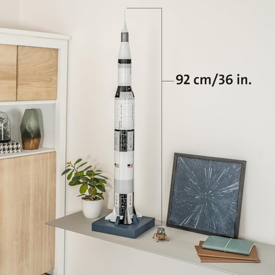 3D Παζλ Πύραυλος Apollo Saturn V Ravensburger (432 Κομμάτια) image 3
