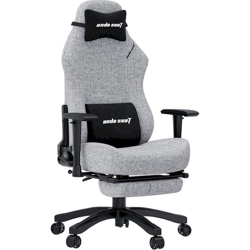 Gaming Καρέκλα Anda Seat Luna Pro Υφασμάτινη Γκρι