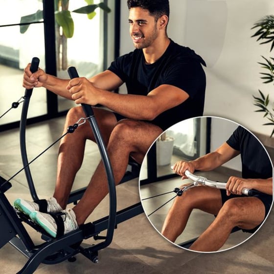Κωπηλατική Νερού Cecotec Drumfit Rower 20000 Neptune CEC-07225 19x42x59cm - Μαύρη image 6