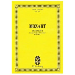 Βιβλίο Για Σύνολα Editions Eulenburg Mozart - Symphony In C Major Kv338/409 [pocket Score]