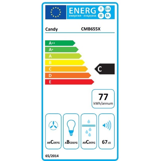 CANDY CMB655X 60cm Inox Απορροφητήρας Καμινάδα - Τζάκι image 2