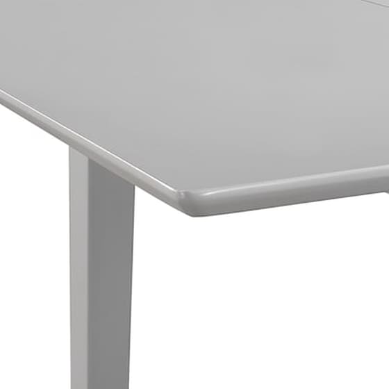 Τραπεζαρία Επεκτεινόμενη Vidaxl από Mdf  (80-120)x80x74 cm - Γκρι image 5