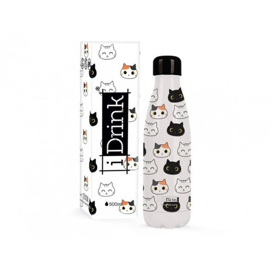 Παιδικό Μπουκάλι Θερμός i-Drink Cats 500 ml image 0