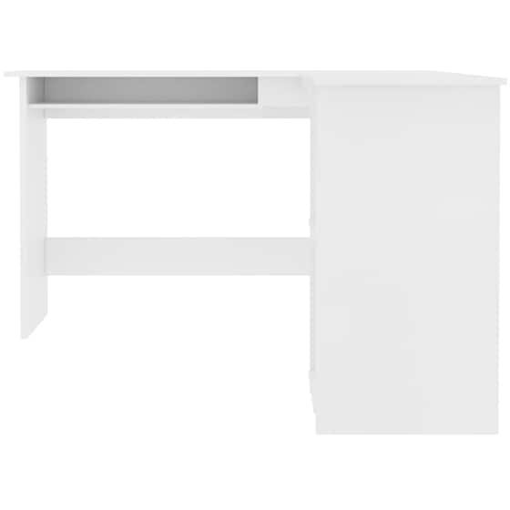 Γραφείο Γωνιακό VidaXL από Μοριοσανίδα 120x140cm - Λευκό image 3
