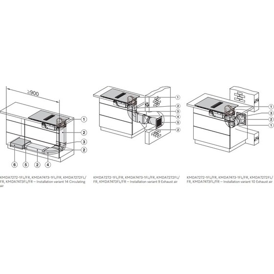 MIELE KMDA7272-1FR 80.6 cm Μαύρο Επαγωγική Εστία Αυτόνομη image 8