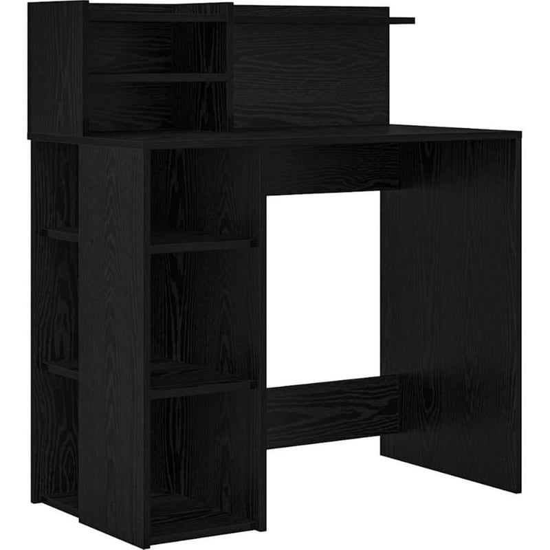 Γραφείο VidaXL από Επεξεργασμένο Ξύλο 90x48x101,5 cm - Μαύρη Οξιά