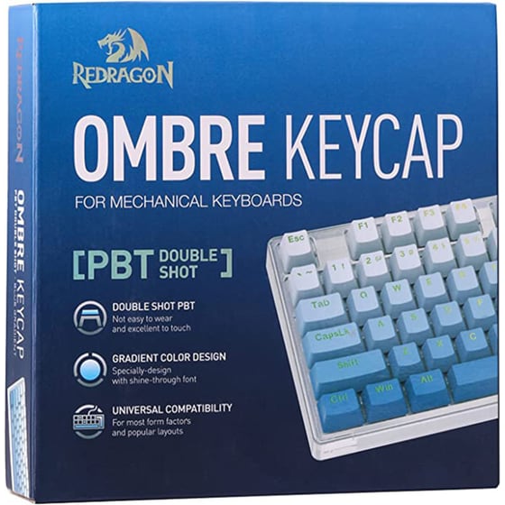 Κιτ Αναβάθμισης Μηχανικού Gaming Πληκτρολογίου Redragon A134 PBT Standard Doubleshot - Gradient Blue image 4