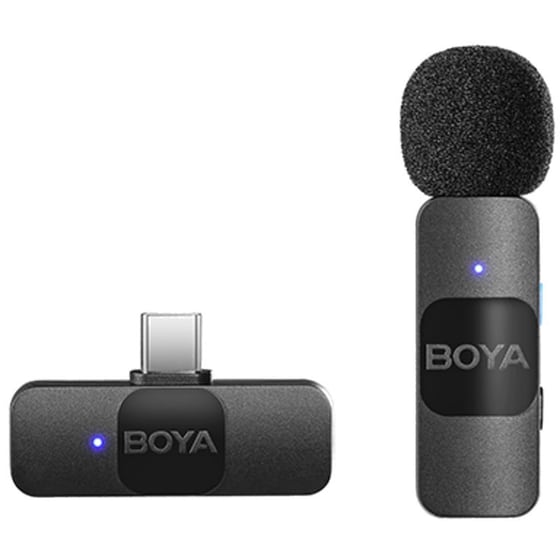 Σύστημα Ασύρματου Μικροφώνου 2.4GHz με USB-C για Android - Boya BY-V10 image 1