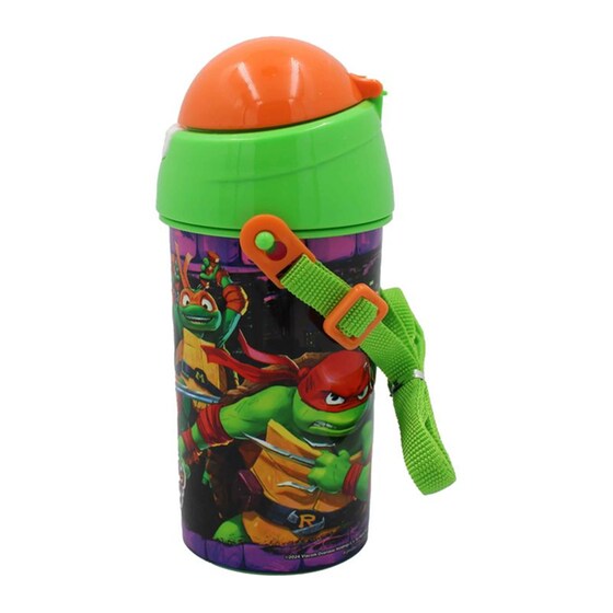 Παγούρι Gim Πλαστικό Fd Ninja Turtles 500 ml Πράσινο image 1