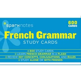 French Grammar SparkNotes Study Cards