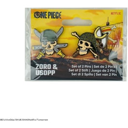 Σετ 2 Καρφίτσες Cinereplicas One Piece - Zoro & Usopp