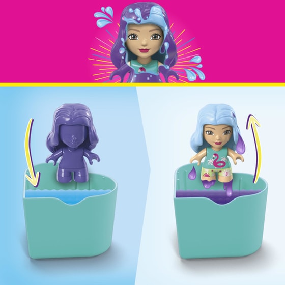 Φιγούρα MEGA Barbie Color Reveal με Αξεσουάρ image 4