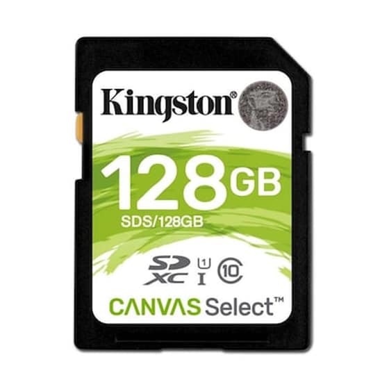 Kingston Canvas Select Plus SDXC 128GB Class 10 U3 V30 UHS-I image 0