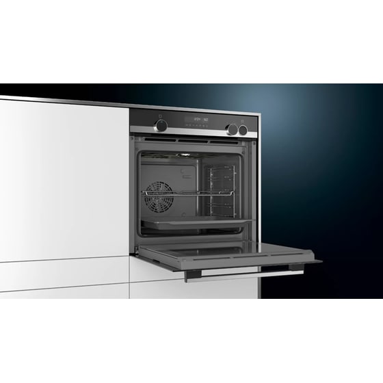 SIEMENS HR538ABS1 71 Lt Inox Εντοιχιζόμενος Φούρνος Άνω Πάγκου image 3