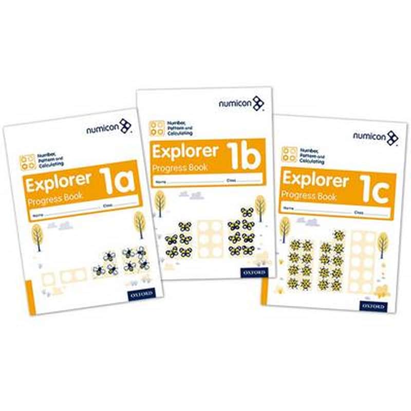 Numicon- Number, Pattern and Calculating 1 Explorer Progress Books ABC (Mixed pack) 1 Numicon- Number, Pattern and Calculating 1 Explorer Progress Books ABC (Mixed pack) 0946138