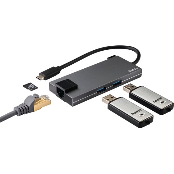 Docking Station Hama 200109 5-Port USB 3.2 συμβατό με USB-C image 1