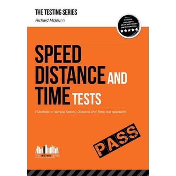 Speed, Distance and Time Tests: Over 450 Sample Speed, Distance and Time Test Questions image 0