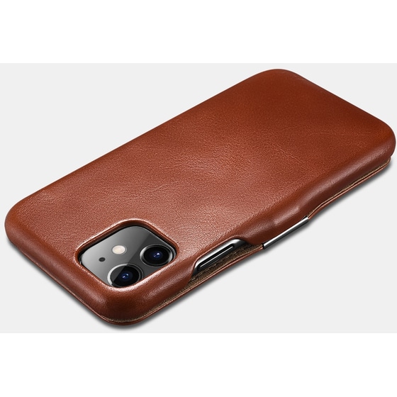 Θήκη Apple iPhone 11 - Icarer Side-open Vintage Series - Brown image 4