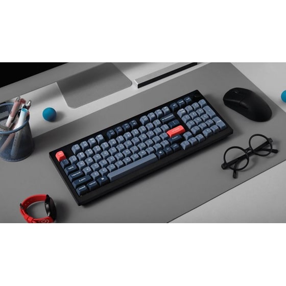 Keychron V5MD1 Gaming Ασύρματο Μηχανικό Πληκτρολόγιο RGB Μαύρο (US) image 3