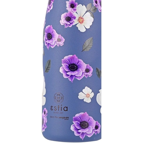Θερμός Estia Home Art Save The Aegean Garden Blue 500 ml image 1