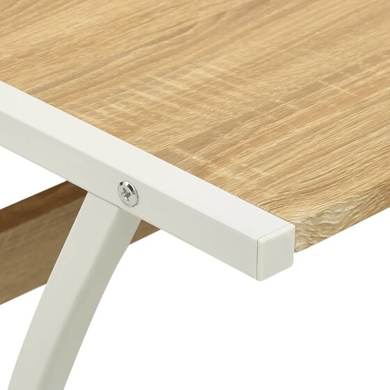 Γραφείο Γωνιακό VidaXL από Μοριοσανίδα 152x117cm - Φυσικό image 4
