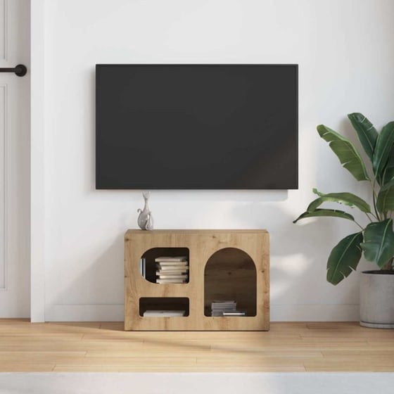Έπιπλο Τηλεόρασης VidaXL ELST 60 x 35 x 40 cm - Artisan Δρυς image 2