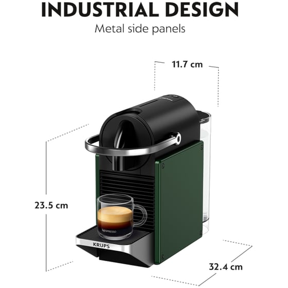 Nespresso® Original Pixie XN3063V Krups Dark Green Μηχανή Καφέ image 4