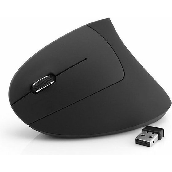 MediaRange MROS233 Ασύρματο Εργονομικό Vertical Ποντίκι - Μαύρο image 2