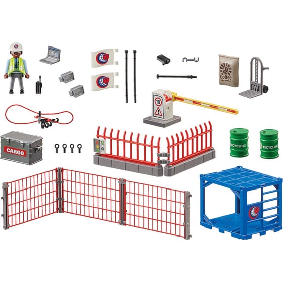 PLAYMOBIL® City Action Σταθμός Cargo (70773) image 1