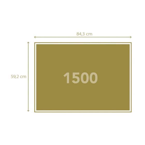 Παζλ Clementoni High Quality Collection Φανταστικός Ξύλινος Κήπος (1500 Κομμάτια) image 2